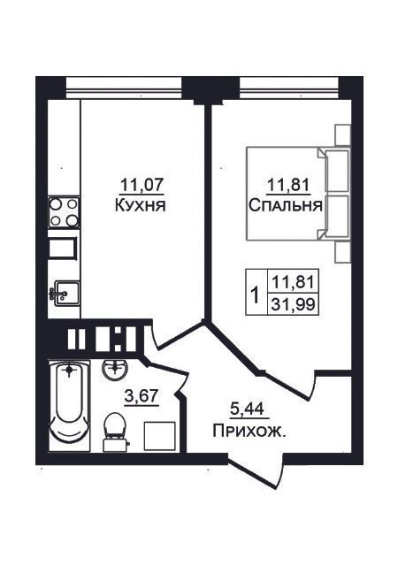 квартира р-н Тахтамукайский пгт Яблоновский Республика Адыгея Адыгея, жилой комплекс Портрет фото 1