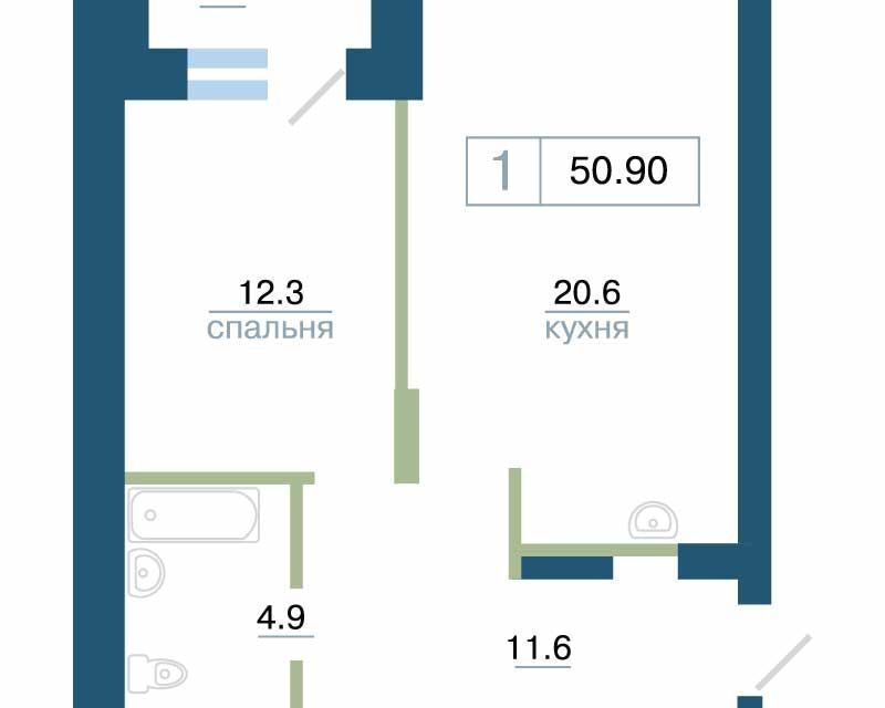 квартира г Красноярск р-н Железнодорожный ул Профсоюзов городской округ Красноярск фото 1