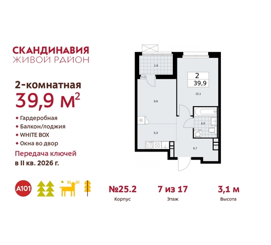 б-р Скандинавский 25/2 жилой район «Скандинавия» Сосенское, Бутово фото