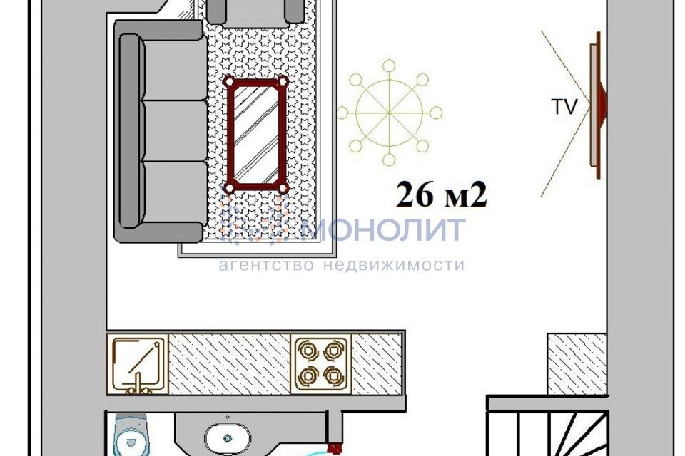 квартира р-н Кстовский д Афонино ул Магистральная 136г фото 4