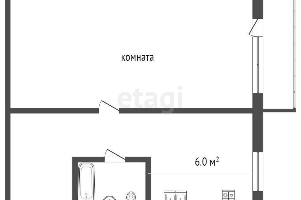 квартира р-н Алапаевский п Курорт-Самоцвет ул Центральная 6 Алапаевское, муниципальное образование фото 10