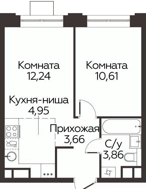 квартира г Одинцово ЖК «Каштановая Роща» Одинцово фото 1