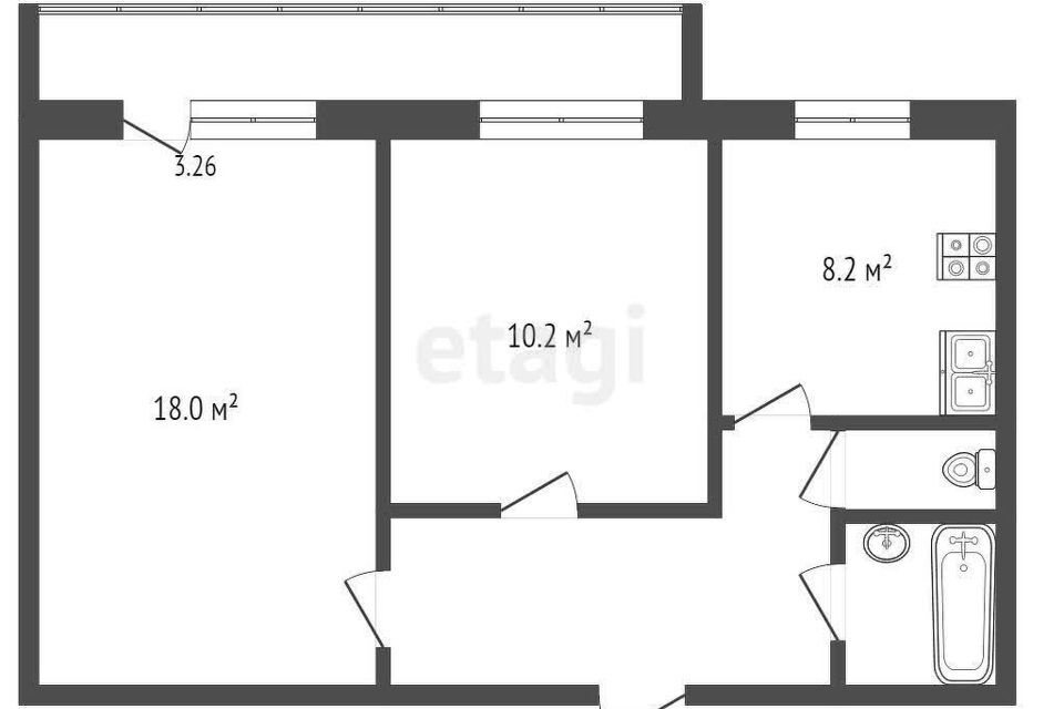 квартира г Сургут ул Мелик-Карамова 47 Сургутский район фото 6