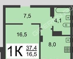 квартира г Нижний Новгород Горьковская ул Академика Сахарова 105 фото 1