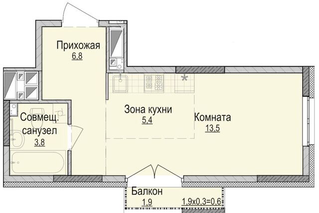 квартира р-н Устиновский Аэропорт пр-кт Им Конструктора Калашникова М.Т. 11/2 городской округ Ижевск фото