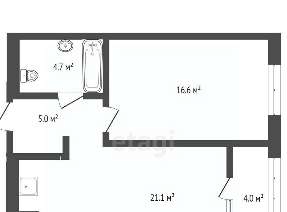 квартира г Сургут 35-й микрорайон ЖК квартал Новин 35-й фото 2