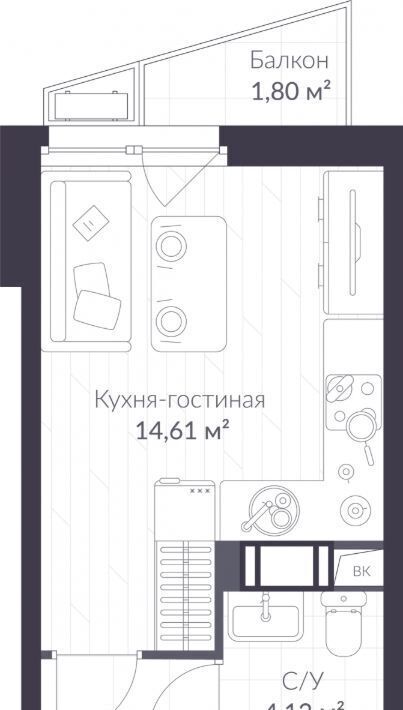 квартира р-н Всеволожский г Сертолово Проспект Просвещения, Верен Норт Сертолово жилой комплекс фото 1