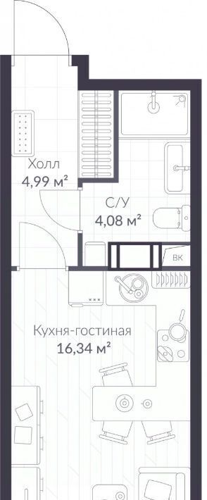 квартира р-н Всеволожский г Сертолово Парнас, Верен Норт Сертолово жилой комплекс фото 1