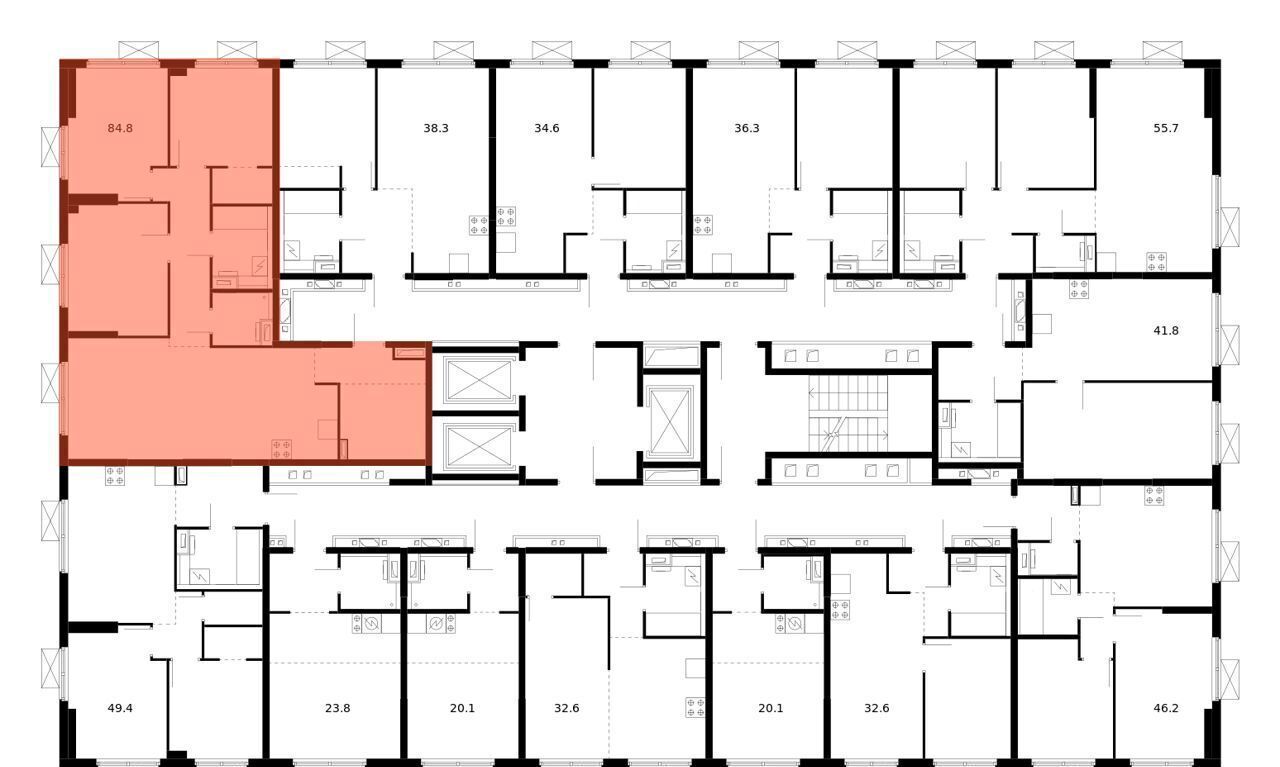 квартира г Москва метро Верхние Лихоборы 3-й Нижнелихоборский проезд, стр. 3. 4 фото 2