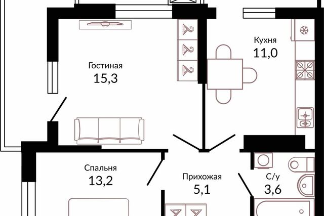 г Краснодар р-н Прикубанский Краснодар городской округ, Жилой комплекс Отражение фото