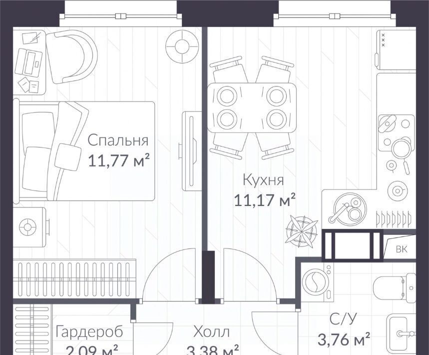 квартира р-н Всеволожский г Сертолово Проспект Просвещения, Верен Норт Сертолово жилой комплекс фото 1