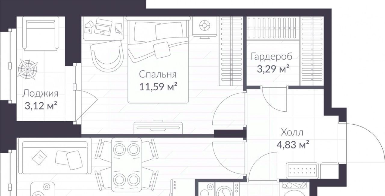 квартира р-н Всеволожский г Сертолово Проспект Просвещения, Верен Норт Сертолово жилой комплекс фото 1