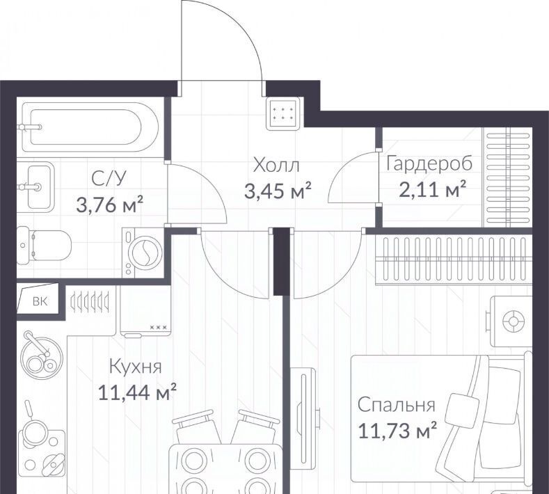 квартира р-н Всеволожский г Сертолово Проспект Просвещения, Верен Норт Сертолово жилой комплекс фото 1