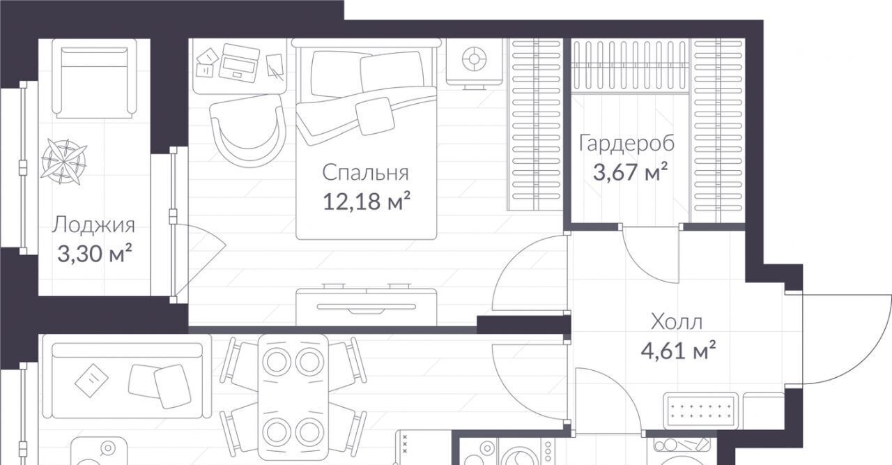 квартира р-н Всеволожский г Сертолово Озерки, Верен Норт Сертолово жилой комплекс фото 1