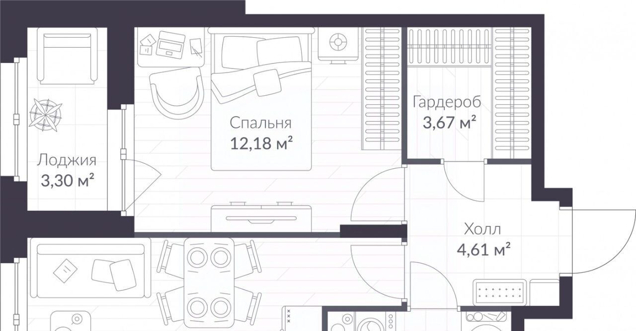 квартира р-н Всеволожский г Сертолово Проспект Просвещения, Верен Норт Сертолово жилой комплекс фото 1