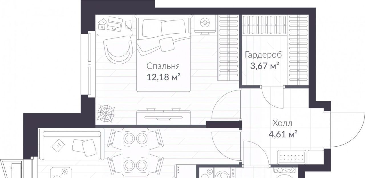 квартира р-н Всеволожский г Сертолово Озерки, Верен Норт Сертолово жилой комплекс фото 1