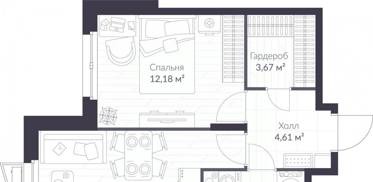 квартира р-н Всеволожский г Сертолово Парнас, Верен Норт Сертолово жилой комплекс фото 1