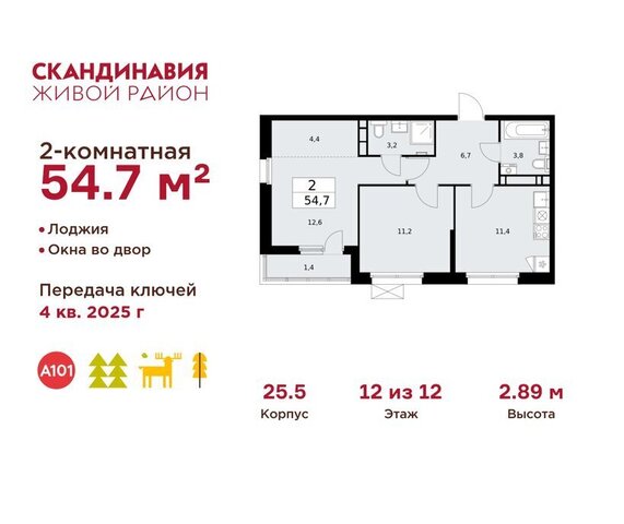 метро Коммунарка жилой комплекс Скандинавия фото