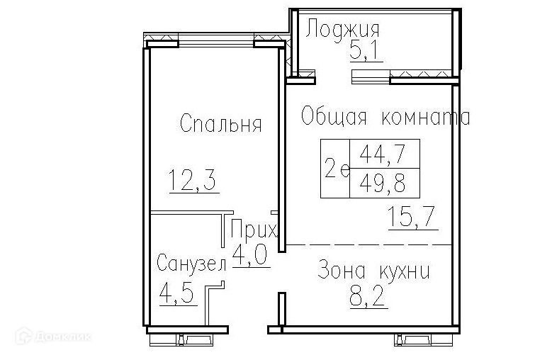 квартира р-н Новосибирский п Элитный ул Фламинго Мичуринский сельсовет фото 1