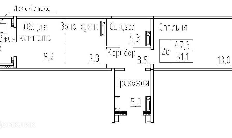 квартира р-н Новосибирский п Элитный ул Фламинго Мичуринский сельсовет фото 1