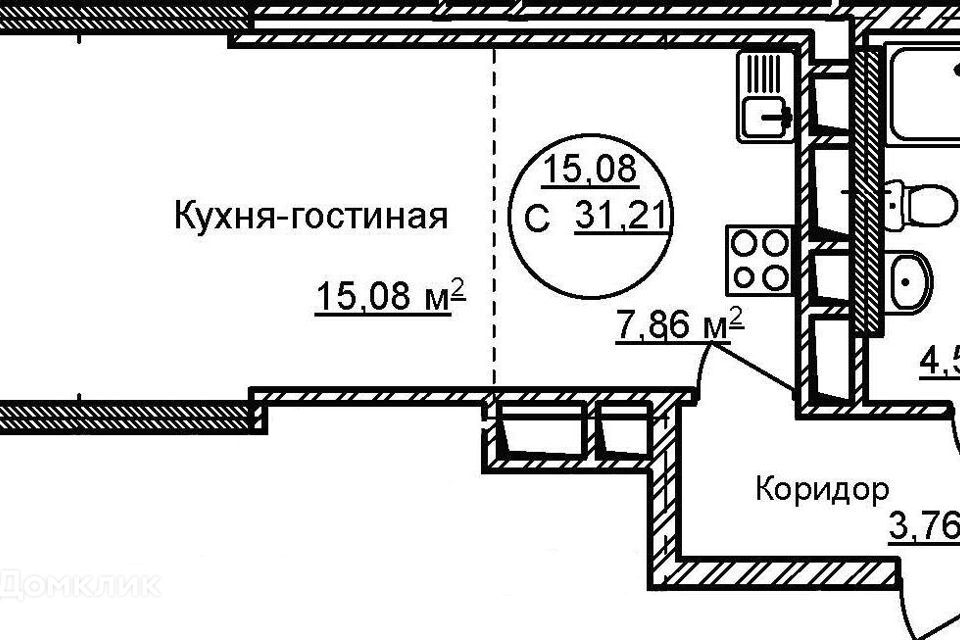 квартира г Уфа р-н Кировский городской округ Уфа, Строящийся жилой дом фото 1