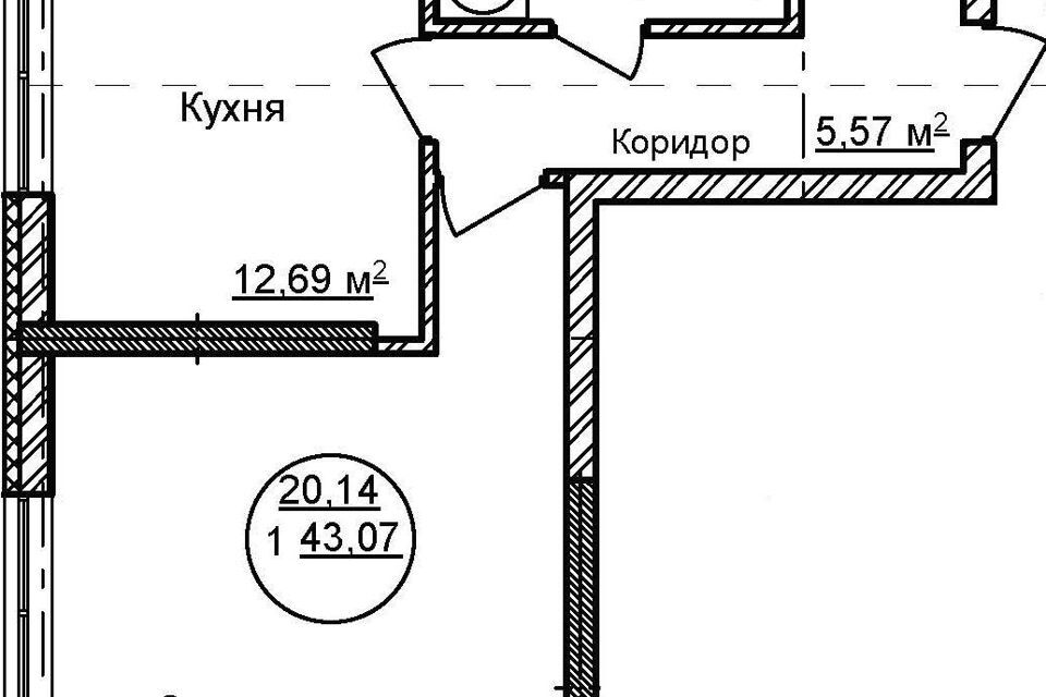 квартира г Уфа р-н Кировский городской округ Уфа, Строящийся жилой дом фото 1