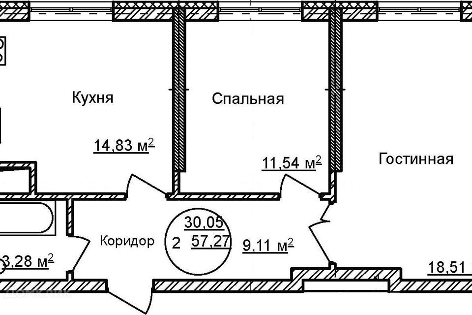 квартира г Уфа р-н Кировский городской округ Уфа, Строящийся жилой дом фото 1