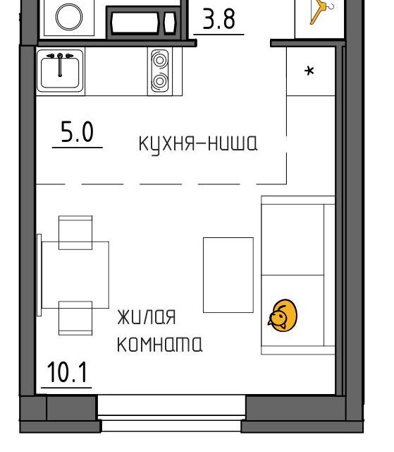 квартира г Пермь р-н Свердловский ул Ижевская 38 городской округ Пермь фото 1