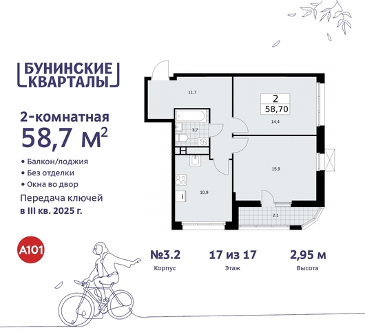 п Сосенское пр-кт Куприна 2 ЖК Бунинские Кварталы Сосенское, Ольховая, Бунинская аллея фото