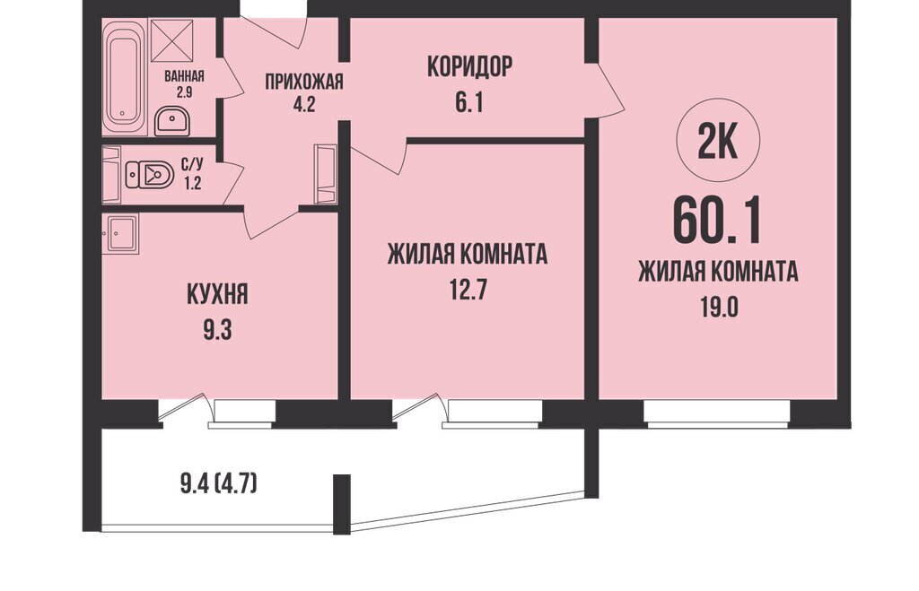 квартира г Новосибирск р-н Калининский Заельцовская жилой комплекс Династия фото 1