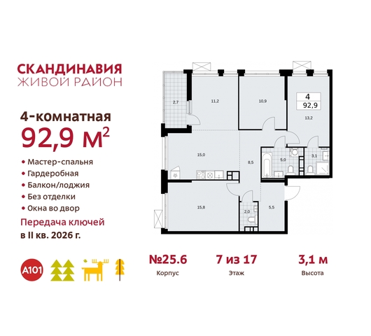 б-р Скандинавский 25/6 жилой район «Скандинавия» Сосенское, Бутово фото