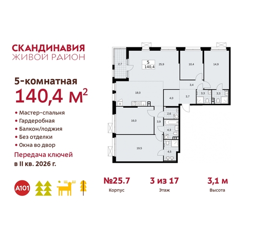 б-р Скандинавский 25/7 жилой район «Скандинавия» Сосенское, Бутово фото