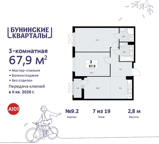 п Сосенское пр-кт Куприна 2 ЖК Бунинские Кварталы Сосенское, Ольховая, Бунинская аллея фото