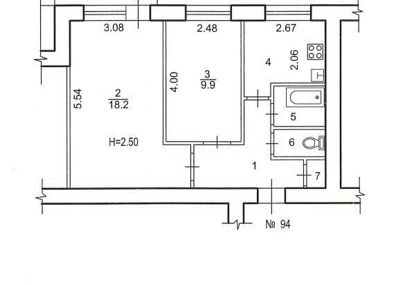 квартира г Волгоград р-н Тракторозаводский ул им. академика Богомольца 11 фото 15