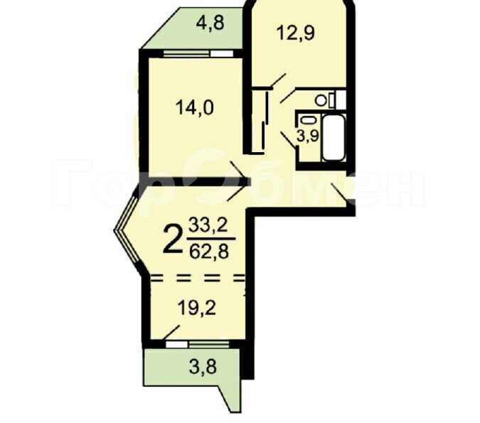 квартира г Москва метро Беломорская ул Беломорская 20к/2 фото 3