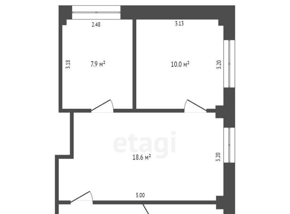 квартира г Калуга р-н Московский ул Кубяка 12 фото 21