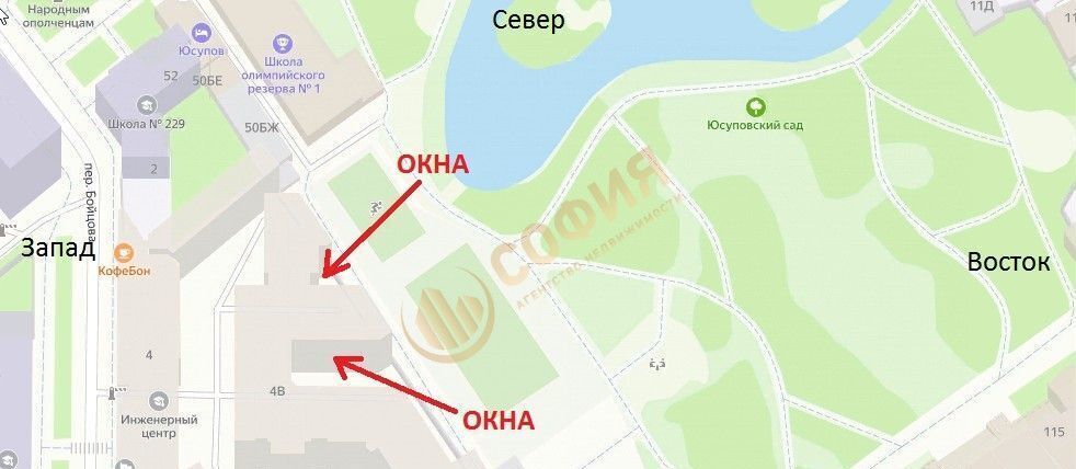 квартира г Санкт-Петербург метро Садовая пер Бойцова 4в Сенной округ фото 4