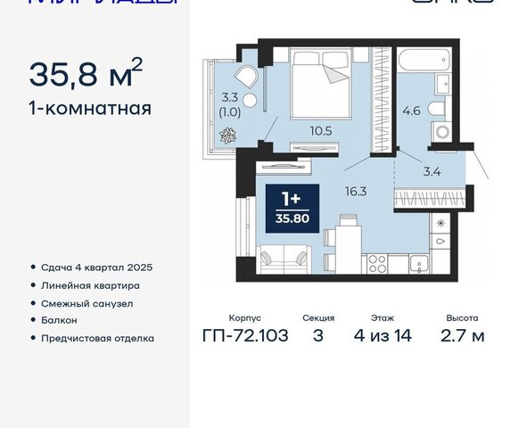 ЖК «Мириады» Ленинский административный округ фото