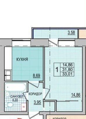 квартира г Архангельск р-н округ Майская Горка ул Карпогорская 12 корп. 1 фото 1