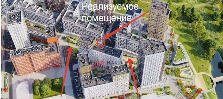 торговое помещение г Москва метро Коммунарка ЖР «Дзен-кварталы» 2/2 фото 3