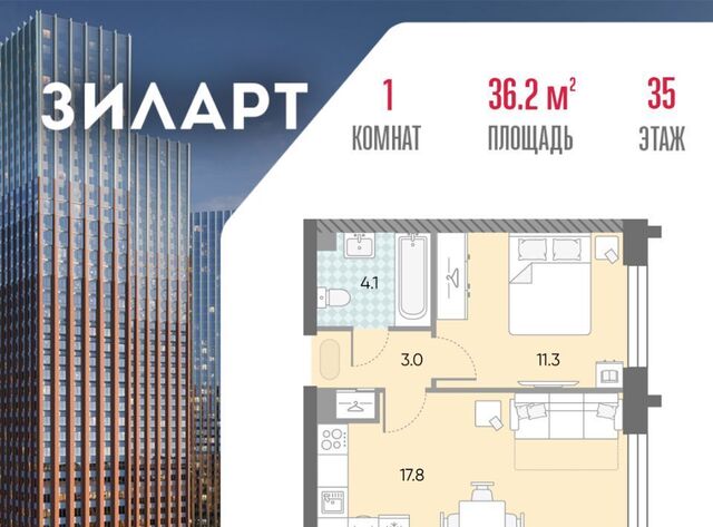 метро Автозаводская ЖК «ЗИЛАРТ» 21/22 фото