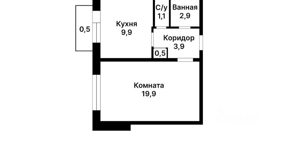 квартира г Москва ул Обручева 15к Новаторская фото 13