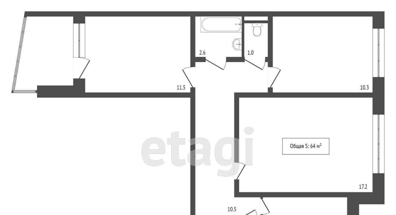 квартира г Бийск ул Ударная 88/1 фото 27