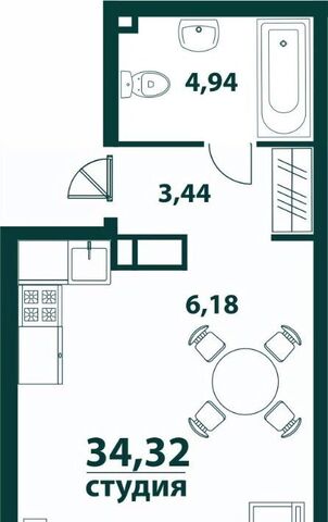 р-н Засвияжский 19-й микрорайон ЖК «‎Аквамарин 2» 3 фото