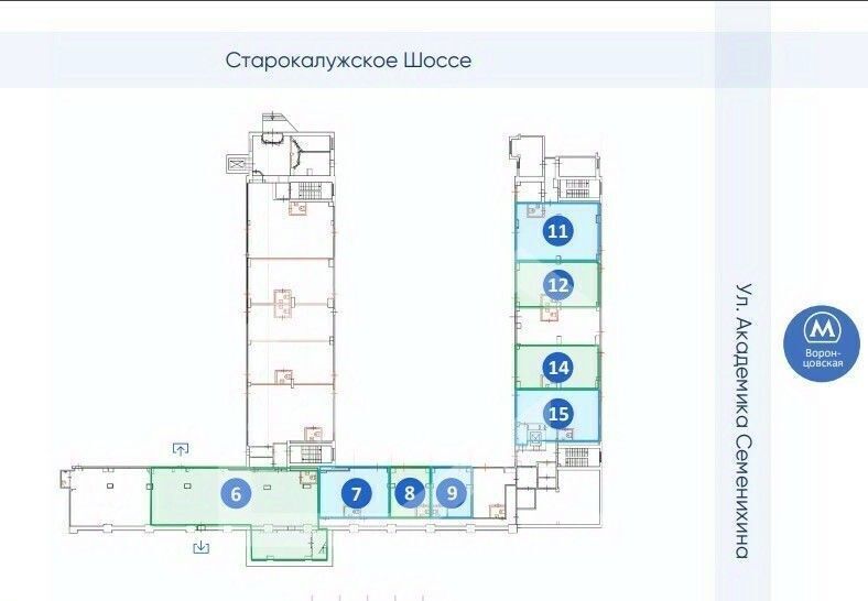 торговое помещение г Москва ш Старокалужское 62 Воронцовская фото 14