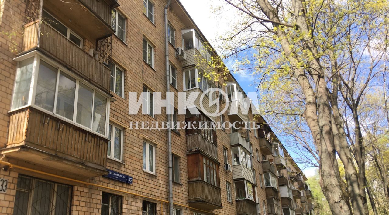 квартира г Москва метро Водный стадион ул Адмирала Макарова 33 муниципальный округ Войковский фото 5