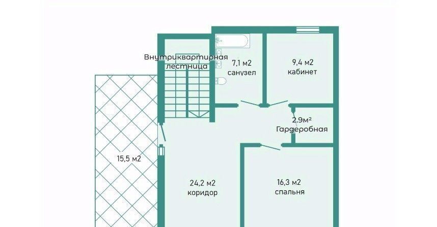 квартира г Санкт-Петербург метро Василеостровская 15-я Васильевского острова линия, 84 фото 3