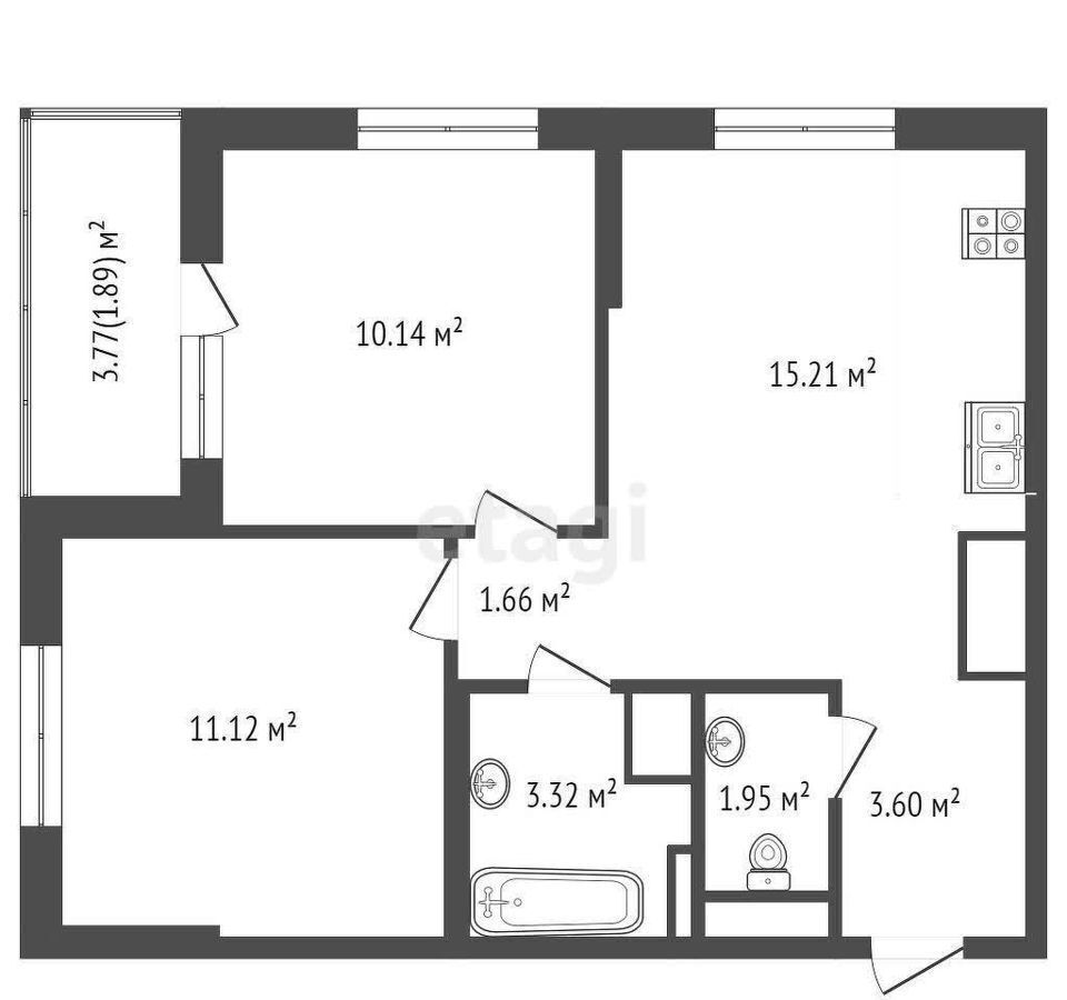 квартира г Москва метро Братиславская ул Люблинская 72 корп. 27 фото 11