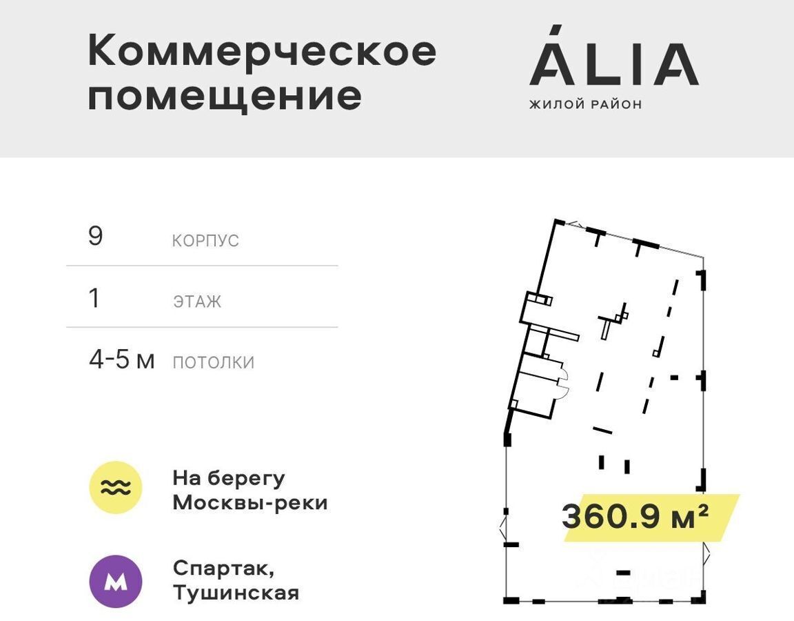 свободного назначения г Москва метро Спартак б-р Небесный 1к/1 фото 5