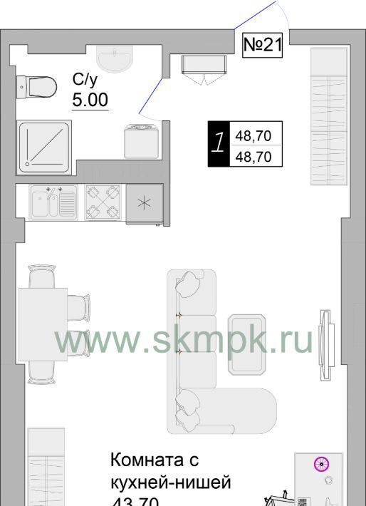 квартира р-н Зеленоградский г Зеленоградск ул Гагарина 57 фото 1